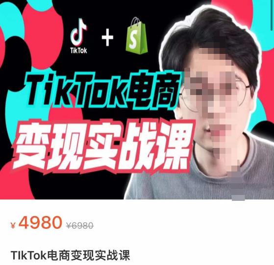 TikTok电商学长Ethan·TikTok电商变现实战课，TikTok运营及广告投放+Shopify独立站运营